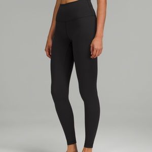 Lululemon Wunder Under Leggings 28” Size 6 Black
